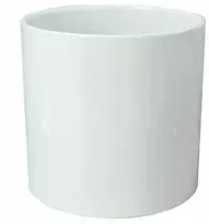 Polnix Dekoratyvinis gėlių vazonas Piano D13cm H14cm keraminis/baltas