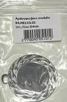 Apdovanojimo medalis Ø4cm metalo/sidabro sp.