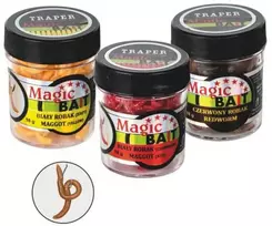 Dirbtiniss masalas Raudonasis sliekas Traper 18g