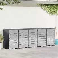 Rato konteinerių laikymas 3 konteineriams 340 x 77.5 x 115.5 cm