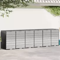 Rato konteinerių laikymas 3 konteineriams 340 x 77.5 x 115.5 cm