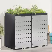 Rato konteinerių laikymas 3 konteineriams 340 x 77.5 x 115.5 cm