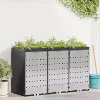 Rato konteinerių laikymas 3 konteineriams 340 x 77.5 x 115.5 cm