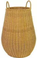 Pintas krepšys su rankenomis FYD Ø20cm H44cm natūralios spalvos