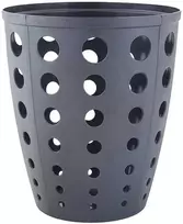 Plastikinė popieriaus pintinė Aleana 13.5L granito spalvos