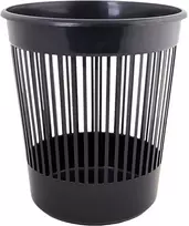 Plastikinė popieriaus pintinė Aleana 12L juoda
