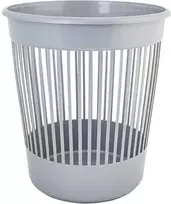 Plastikinė popieriaus pintinė Aleana 12L pilka