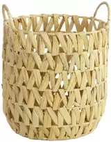 Pintas krepšys su rankenomis FYD Ø29cm/H35cm natūralios sp.