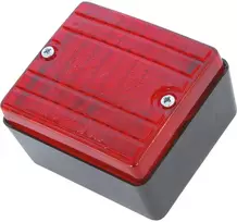 Automobilio priekabos galinis rūko žibintas Carpoint 70x80mm raudonas