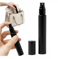 Plastikinis butelis su metaliniu dangteliu 30ml - mėginio buteliukas
