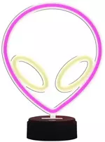 Manta SNL86PK Style Neon Lights UFO Rožinė