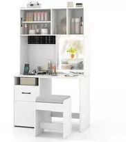 Promotions Tualetinis staliukas 100x50x170 cm baltas, su laikymo vieta