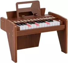 Promotions Vaikiškas pianinas, 38x23x27 cm, rudas, skaitmeninis žaislas