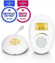 Alecto Baby Alecto DECT kūdikių monitorius su „Full Eco“ režimu ir ekranu, baltas/mėlynas