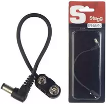 9V baterijos adapteris efektų pedaliukams Stagg SPS-9VBAT-L