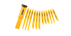 DEWALT PJŪKLELIŲ RINKINYS SLUOKSNINIAM PJŪKLUI MIX 12vnt. EXTREME +DĖŽUTĖ