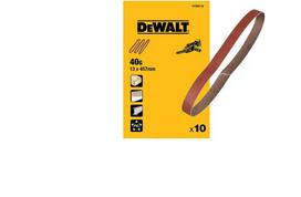 DEWALT šlifavimo juosta 13x457mm P 40 /10vnt. skirta DCM200