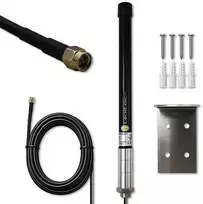 Qoltec Antena 4G LTE | 15dBi | dookólna | zewnętrzna | SMA | włókno szklane
