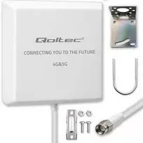 Qoltec Antena 4G 5G LTE | 9dBi | kierunkowa | zewnętrzna | SMA | wodoodporna | 3m