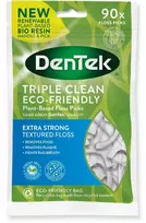 Dentek Triple Clean ekologiškas dantų siūlas, 90 vnt.