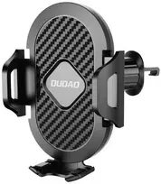 Dudao F2+ išmaniojo telefono laikiklis oro išleidimo angai su spaustuku - juodas