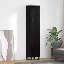 Aukštas spintelė Juodas ąžuolas 34,5 x 34 x 180 cm