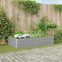 Lovelis Šviesiai pilka 195 x 100 x 45 cm Galvanizuotas plienas
