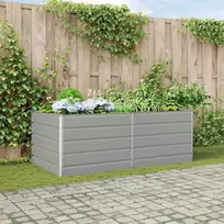Lovelis Šviesiai pilka 195 x 100 x 75 cm Galvanizuotas plienas