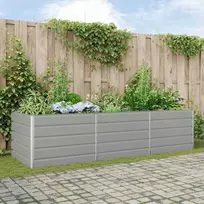Lovelis Šviesiai pilka 290 x 100 x 75 cm Galvanizuotas plienas