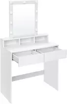 Songmics Kosmetinis stalas 80 × 40 × 145 cm