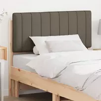 Apmušta lovos galvūgalis su galvūgalio Ruda ir Taupe 100 cm