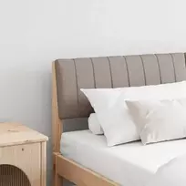 Apmušta lovos galvūgalis Tortora 160 cm Kietos pušies mediena