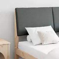 Apmušta lovos galvūgalis Tamsiai pilka 160 cm