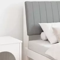Apmušta lovos galvūgalis Šviesiai pilka 80 cm