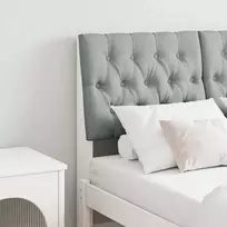 Apmušta lovos galvūgalis Šviesiai pilka 120 cm