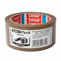 TESA PAKAVIMO JUOSTA SOLVENT 66m 48mm RUDA