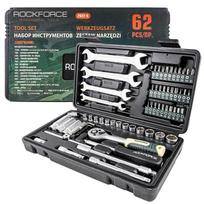 ROCKFORCE RAKTŲ RINKINYS 1/4″ 62 vnt.