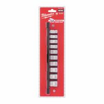 MILWAUKEE GALVUČIŲ RINKINYS 10 vnt. 3/8″ METRINIS