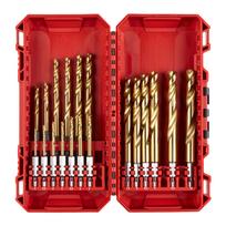 MILWAUKEE METALO GRĄŽTŲ HSS-G TIN SHW RINKINYS 19 VNT. HEX