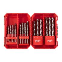 MILWAUKEE METALO GRĄŽTŲ RINKINYS HSS-G 25 vnt. /1-13mm/ THUNDERWEB.