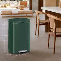 Songmics Šiukšliadėžė 50 l
