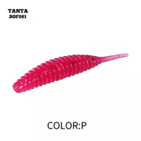 Silikoninis masalas AsaTsuri Tanta Hot Rožinė, ilgis 2,5 cm, 20vnt