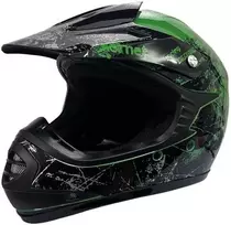 Mcu Sport Vaikiškas Crosser šalmas Phantom Žalias, L dydis