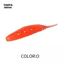 Silikoninis masalas AsaTsuri Tanta Hot Raudona, ilgis 2,5 cm, 20vnt
