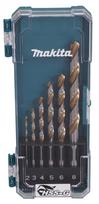 MAKITA HSS-G metalo grąžtų rinkinys 6 vnt. 2/3/4/5/6/8mm