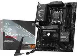 MSI B850 Gaming Pro WIFI6E pagrindinė plokštė, lizdas AM5
