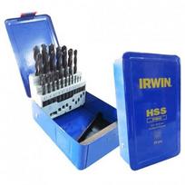 IRWIN METALO GRĄŽTŲ RINKINYS HSS DIN-338, 25 vnt., 1,0 – 13,0 mm kas 0,5 mm