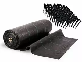 Sodo agrotekstilė 90g/m2 1,6m x 100m juoda Plonos