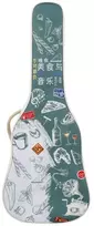 Dėklas akustinei gitarai Hard Bag B-1913-41 Baltas