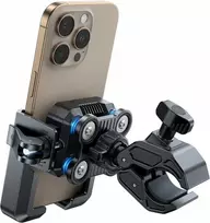 JOYROOM JR-ZS426 dviratinis ir motocyklinis telefono laikiklis, 4 taškų antivibracinė sistema, 4,7–7"